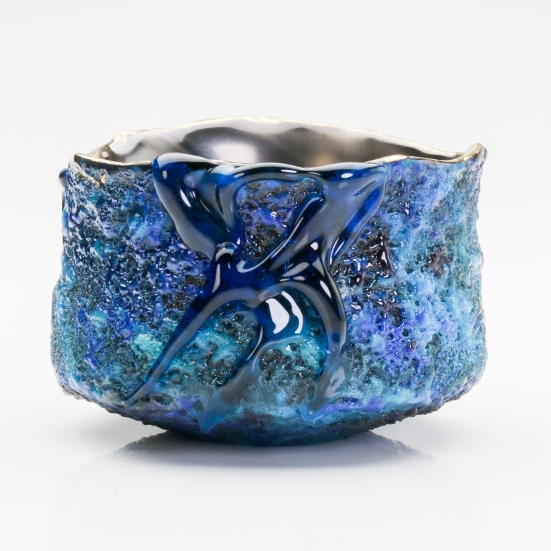 193R）マルティグラス 花瓶 ガラス 花瓶 ガラス Glass フリル 昭和