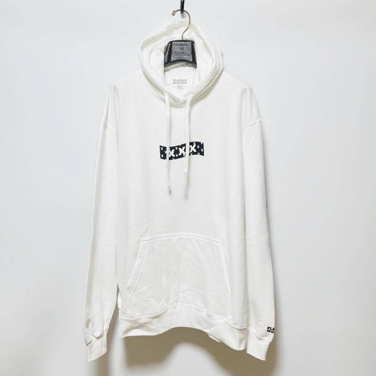 GOD SELECTION XXX プレイボーイ 20AW ボックスロゴプリントスウェット 