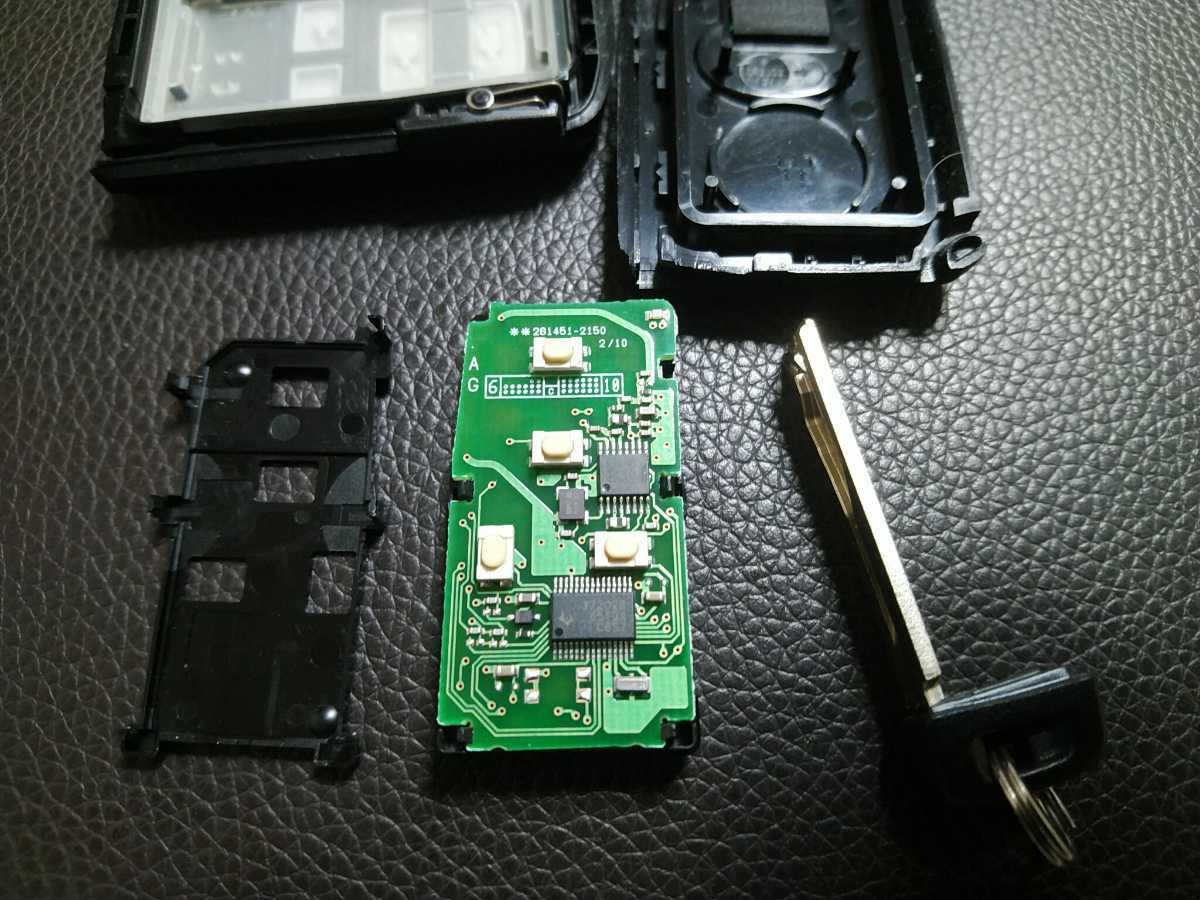 スペア美品】トヨタ純正 両側スライド スマートキー 281451-2150