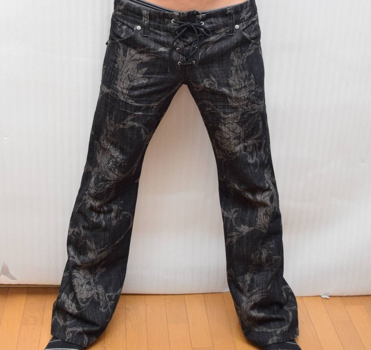 TORNADO MART ブーツカットデニム フレアパンツ ヴィンテージ加工 
