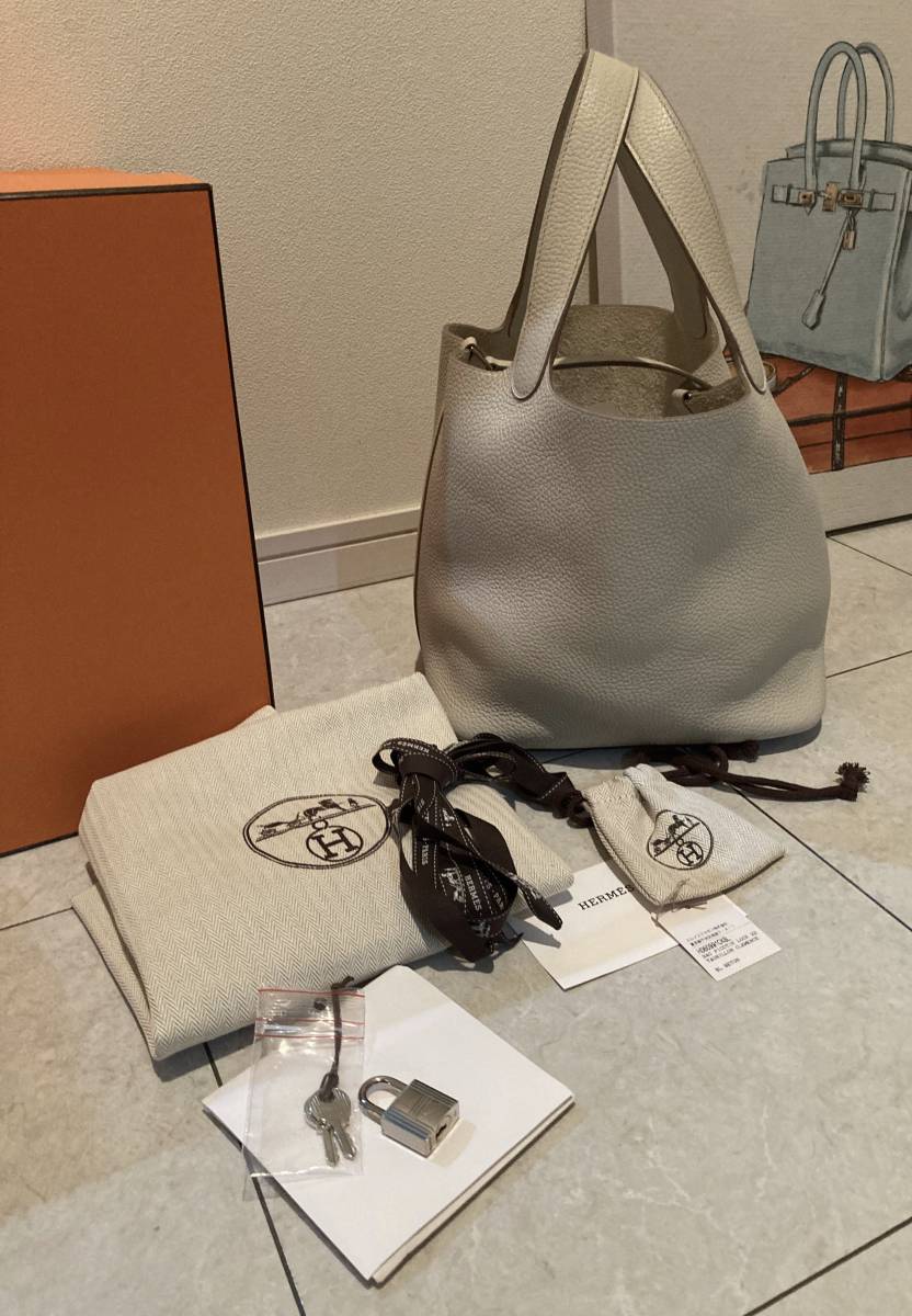 エルメス☆HERMES☆国内直営店購入 ジャポンタグ付き ピコタンロックMM  