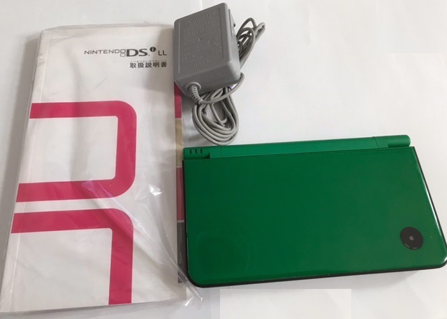 LL 本体 DSi グリーン 任天堂 ニンテンドーDSi 充電器 Nintendo ニンテンドー 動作確認済 取扱説明書 取扱説明書付き ブルー ゲーム 箱あり 動作良好