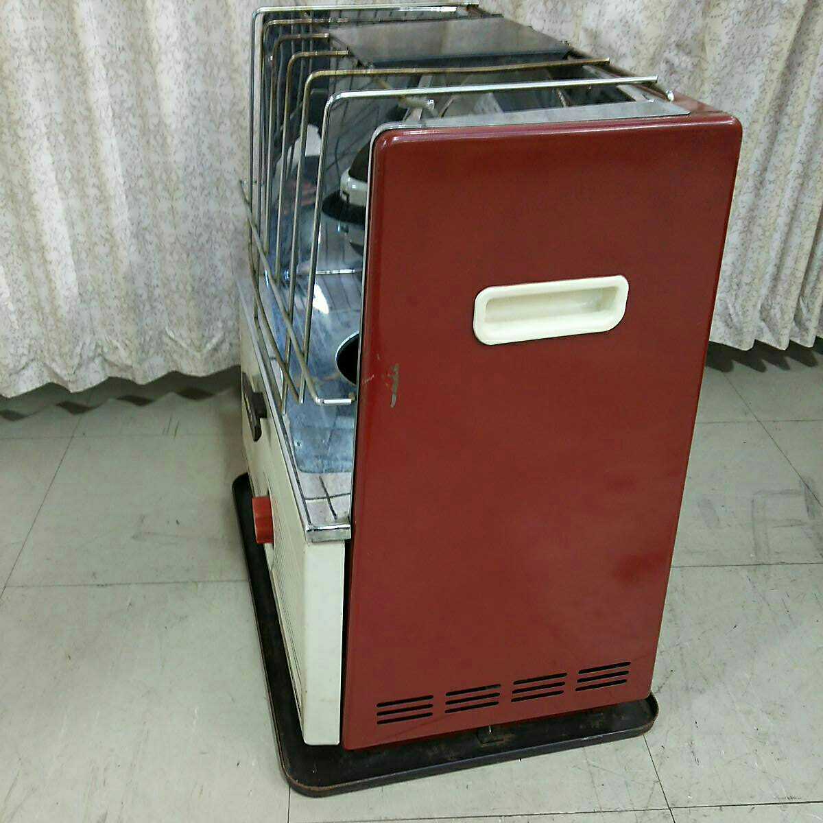 サンヨー ストーブ 赤 ヒーター 昭和レトロ インテリア 当時物