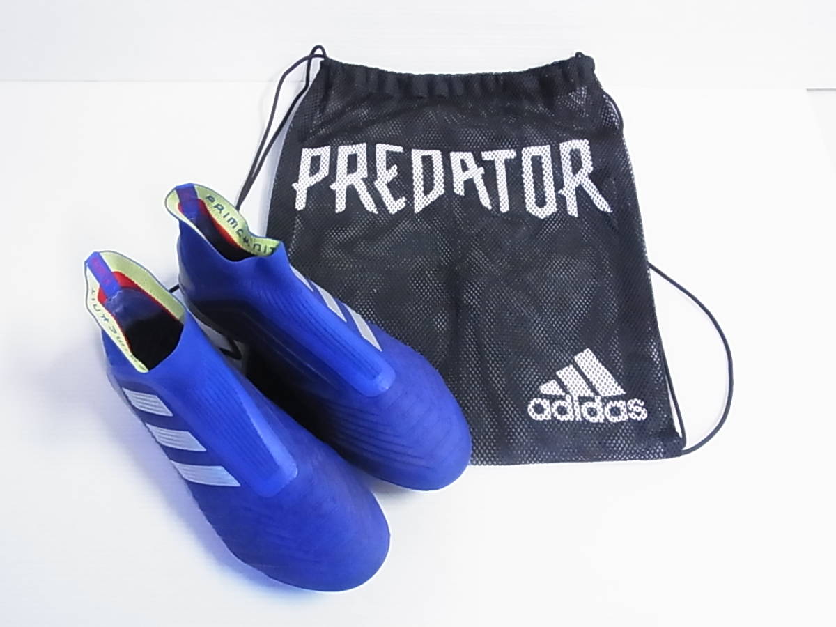 ■adidas アディダス サッカースパイク Predator プレデター ボールドブルー×シルバーメット bb9087 収納袋付き■