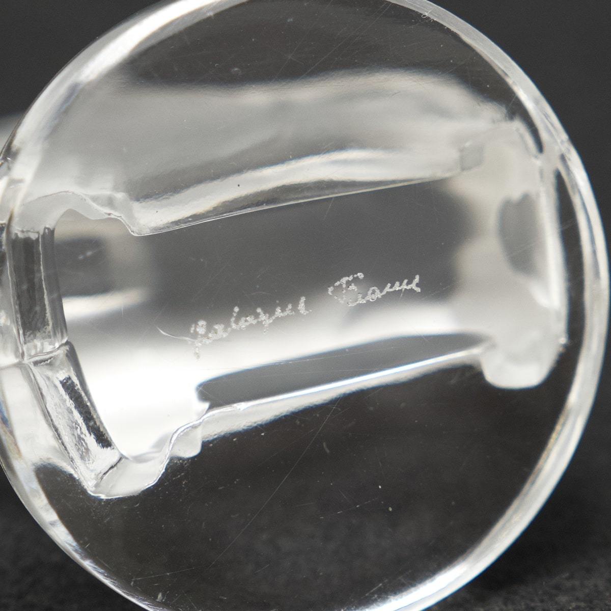 ルネ・ラリック SANGLIER イノシシ 猪 いのしし RENE LALIQUE カーマスコット ペーパーウエイト 置物