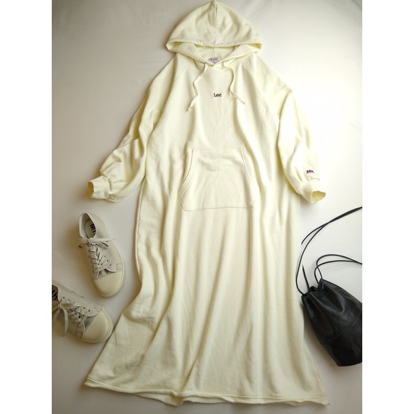リー Lee コーデいらず ストンと着こなす スウェット フーディー ロング ワンピース 19k 148 その他 売買されたオークション情報 Yahooの商品情報をアーカイブ公開 オークファン Aucfan Com
