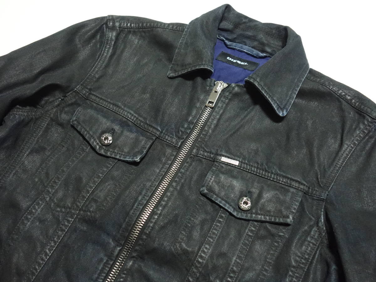 DIESEL ディーゼル D-JAR 0859C コーティング加工デニムジャケット G 