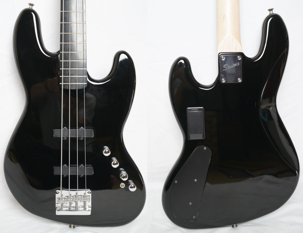 ☆Squier by Fender☆Active Jazz Bass BLACK TYPE PR839 ジャズベース 