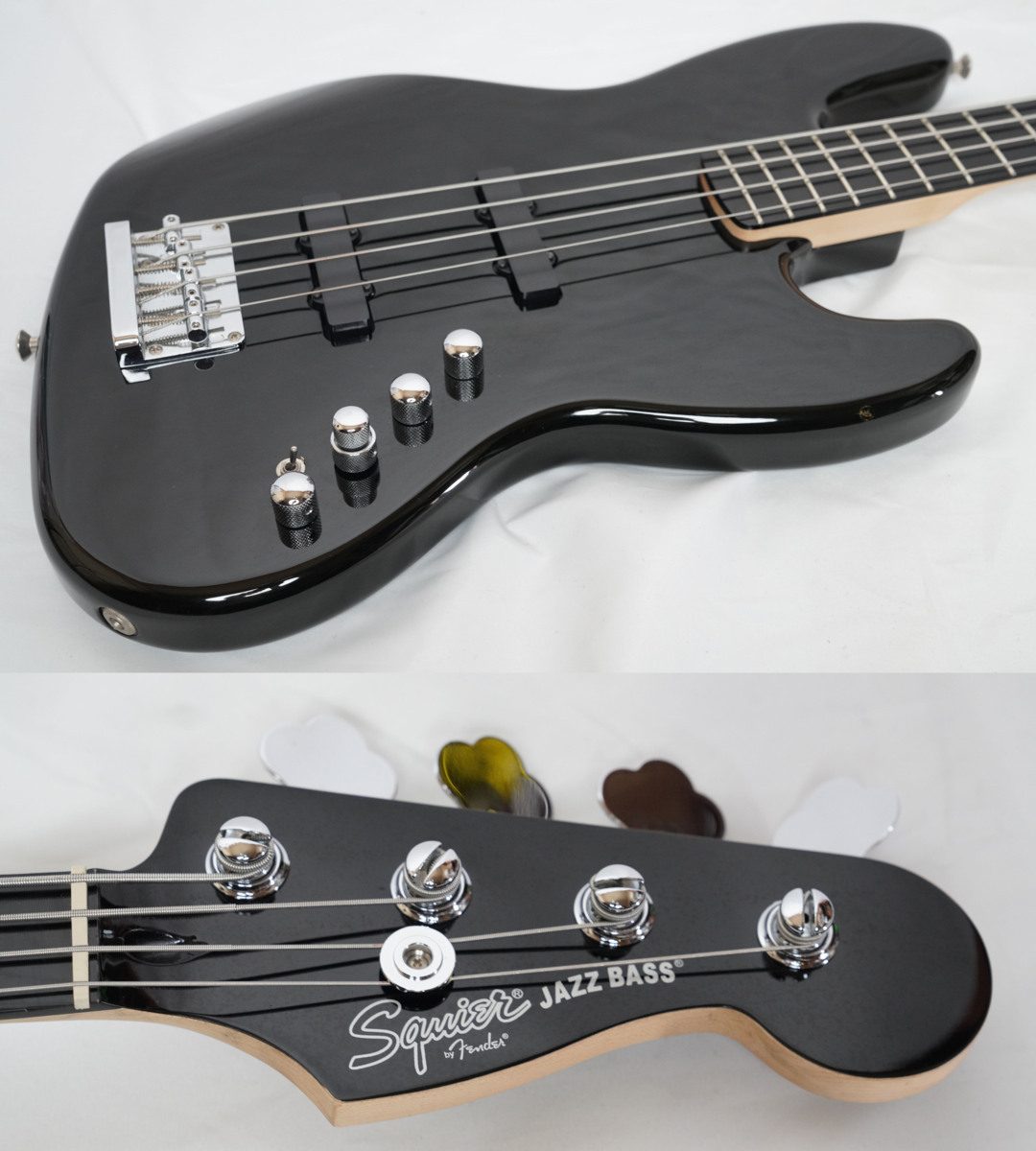 ☆Squier by Fender☆Active Jazz Bass BLACK TYPE PR839 ジャズベース 