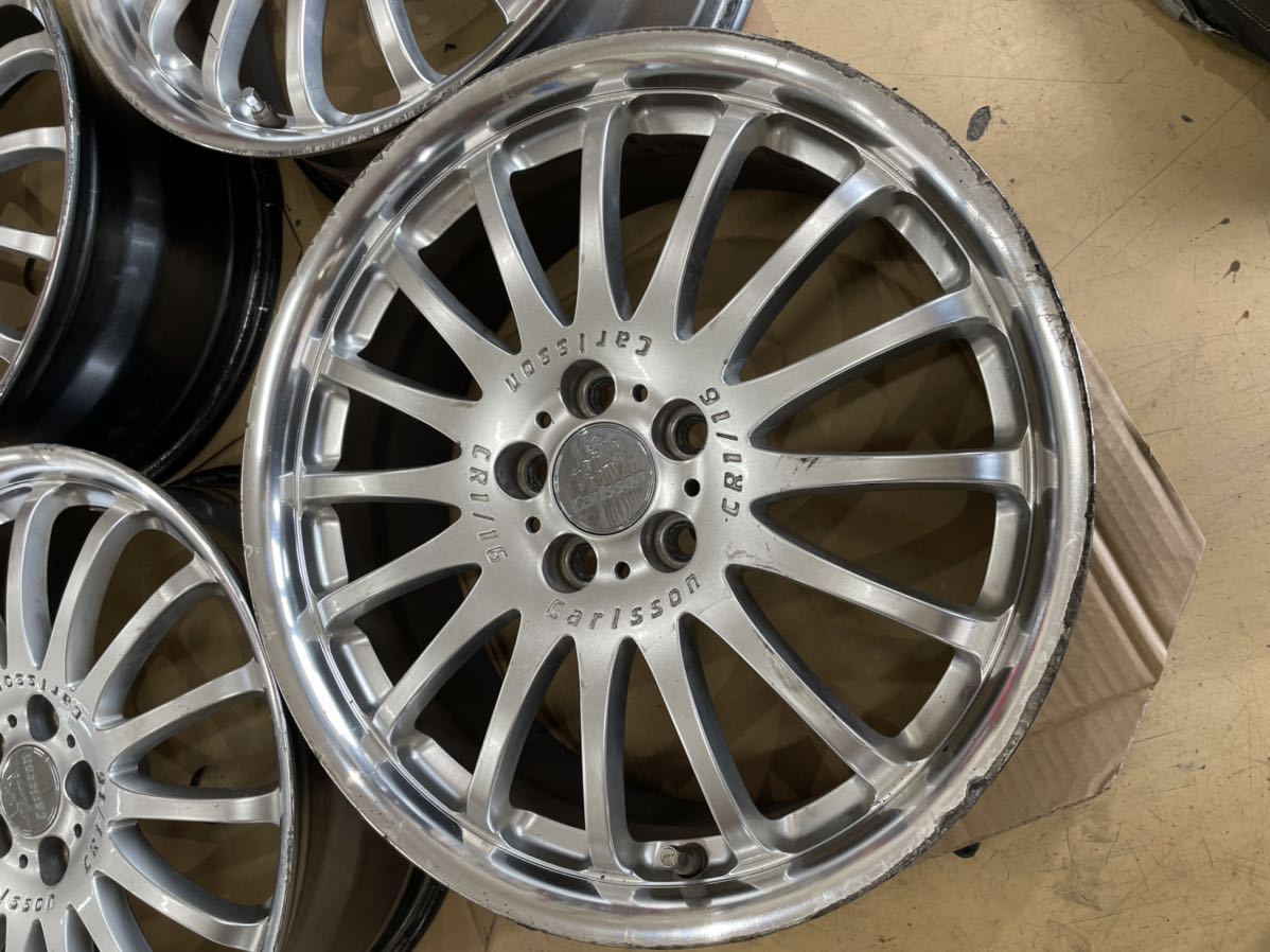 カールソン CR1/16 ホイール 17x7+50 5H100 中古ホイール 4本 キズ有