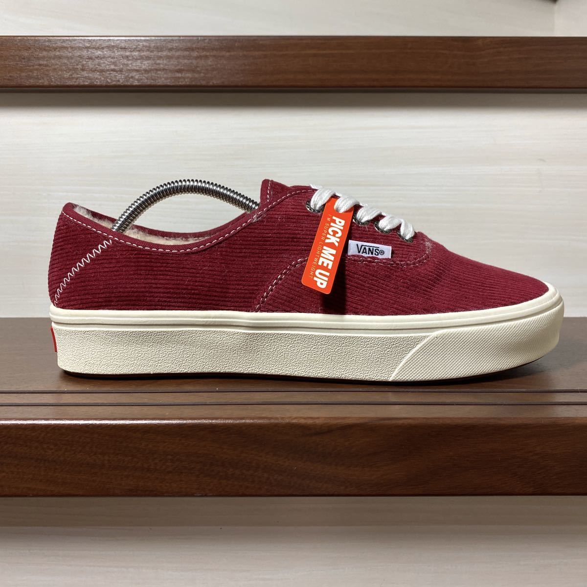 新品 VANS AUTHENTIC SF フェイクファー BURGUNDY 27.5cm 定価
