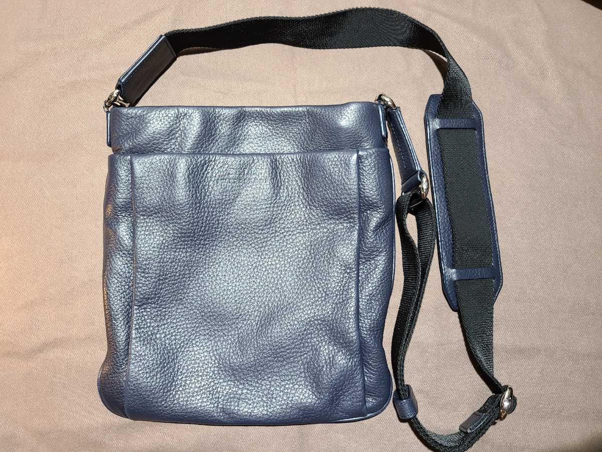 美品】BALLY バリー ショルダーバッグ ネイビー 正規店購入 ショルダー