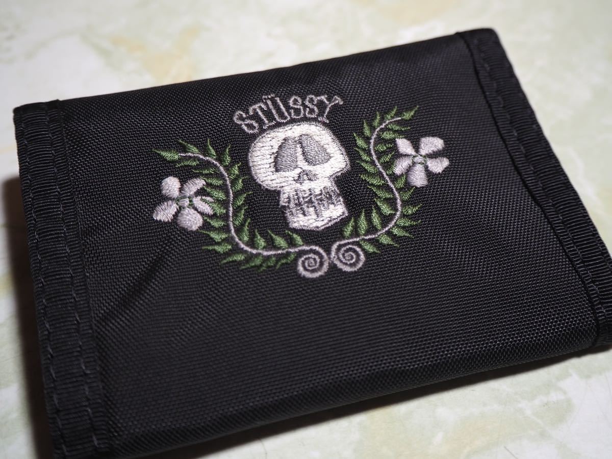 未使用 Stussy ステューシー 財布 小銭入れ ウォレット ブラック 