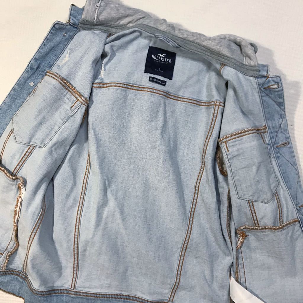 雰囲気◎レア☆HOLLISTER ホリスター/ストレッチ/ダメージ加工/デニム 