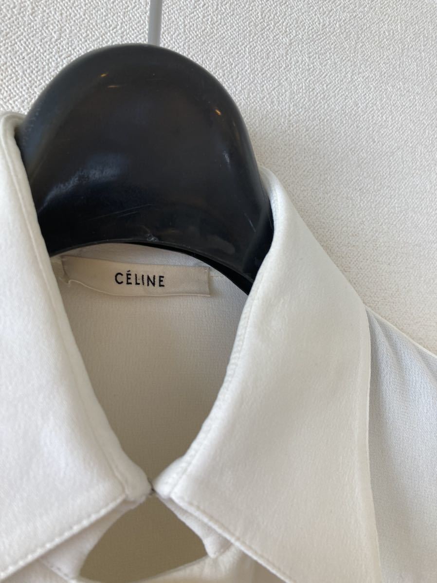 CELINE セリーヌ パールボタンブラウス サイズ36 フィービーファイロ 1 