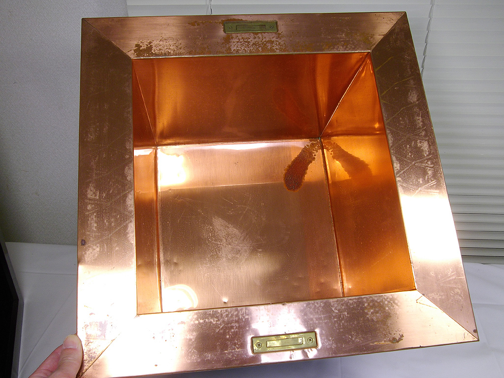 炉壇 炉落とし 茶道具 ユアサ 銅内張 炉おとし 茶室 和室 日本間 工芸