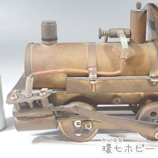 KJ87 当時物 古い ライブスチーム 弁慶号 真鍮製 蒸気機関車 鉄道模型