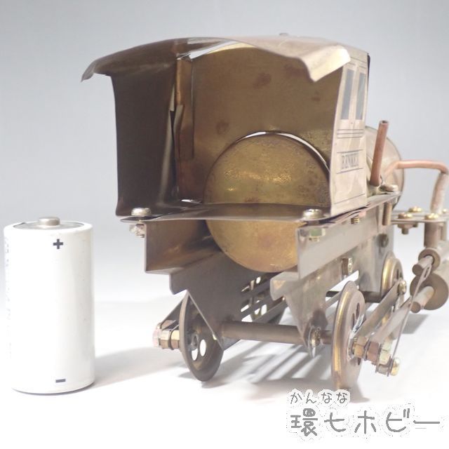 KJ87 当時物 古い ライブスチーム 弁慶号 真鍮製 蒸気機関車 鉄道模型