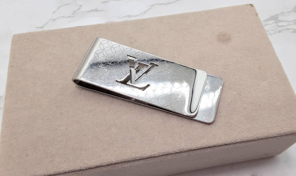 1円☆LOUIS VUITTON ルイヴィトン マネークリップ M65041☆パンス 