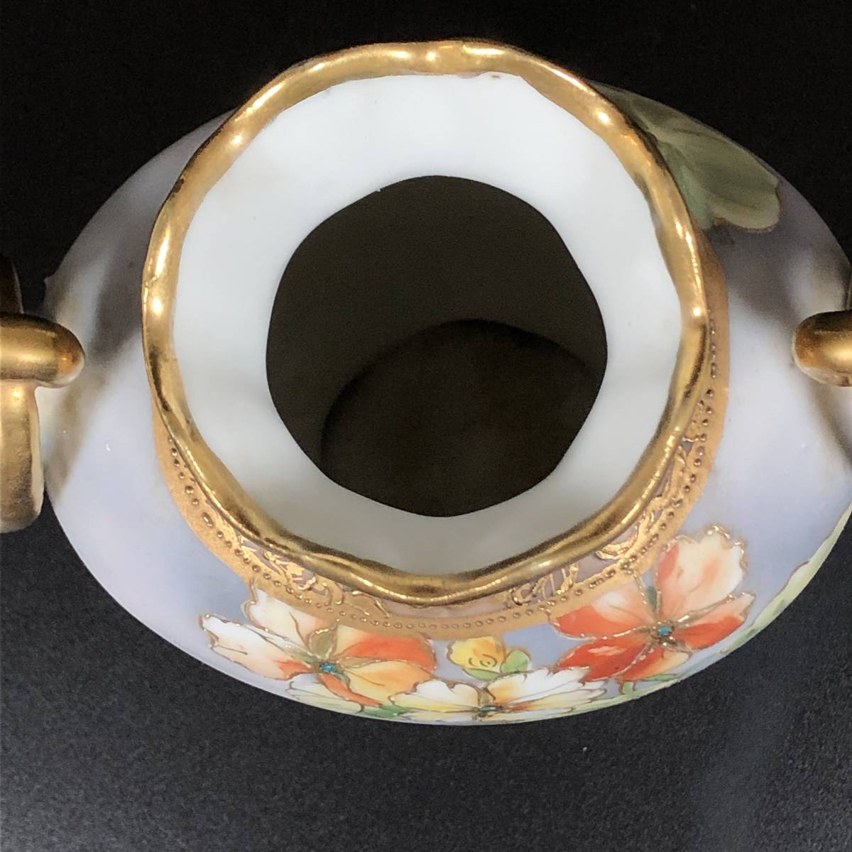 ノリタケ花柄陶器花瓶 金色縁取り オールドノリタケ - 公式通販 花瓶と飾り壺あわせて。 キラキラ光る