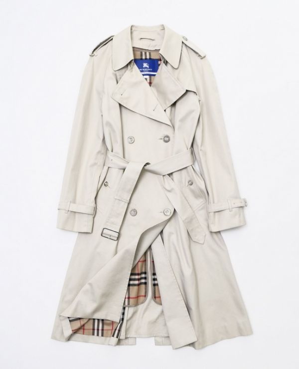 GJ0489▽BURBERRY BLUE LABEL/バーバリー*ライナー付 トレンチコート 
