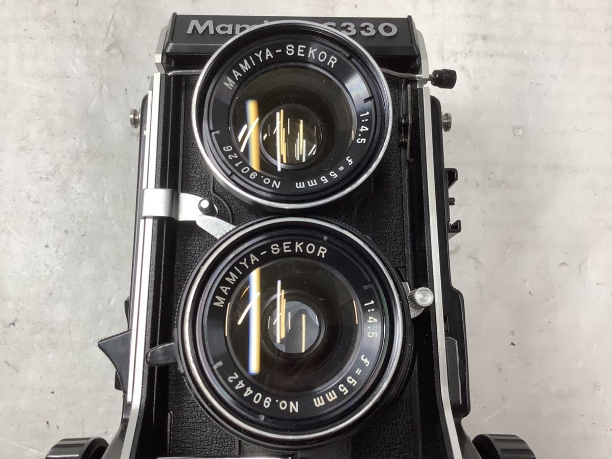 ジャンク/返品不可 MAMIYA C330 MAMIYA-SEKOR 55mm F4.5 ファインダー