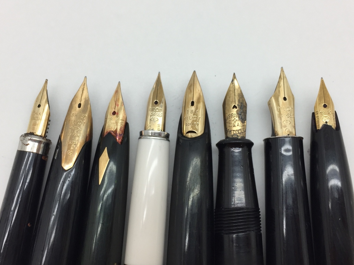 PILOT PLATINAM 18k 14k 廃盤　万年筆　ジャンク 万年筆 おまとめ ジャンク品 18K 14K ・PILOT・SAILOR・PLATINUM