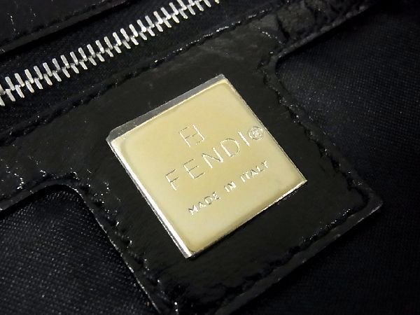 1円 FENDI フェンディ マンマバケット コットンジャージー×レザー ワンショルダーバッグ 肩掛けかばん レディース ブラック系 S9389fオ FENDI フェンディ マンマバケット フェンディ新作「マンマ コットンジャージ Hedy