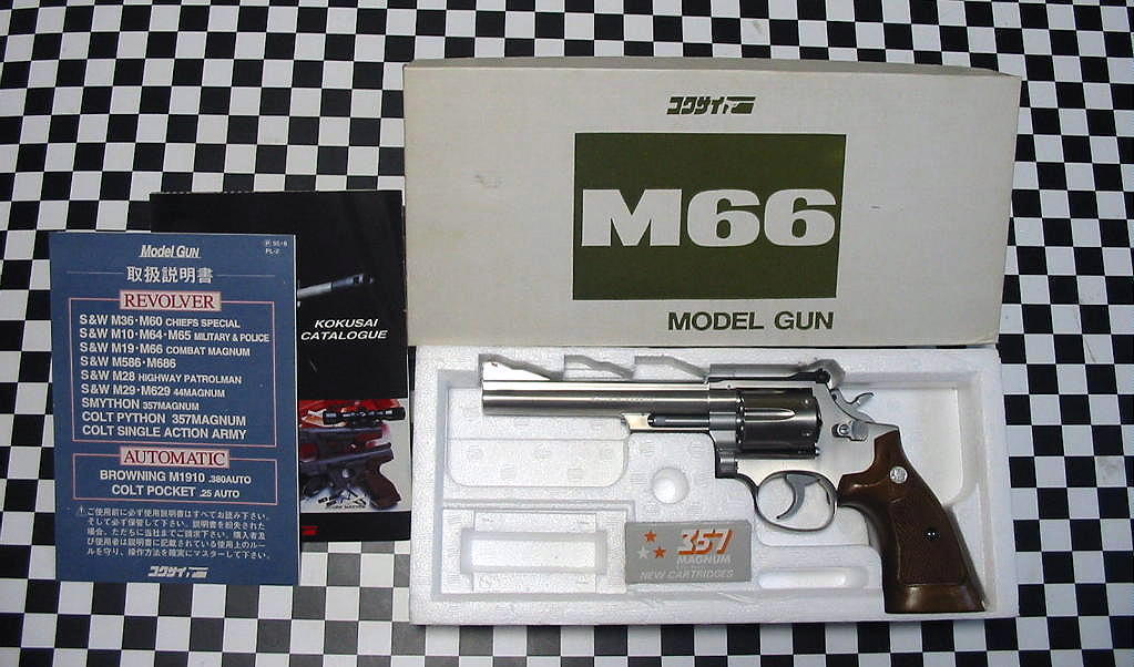 コクサイ／S&W M66 .357コンバットマグナム ステンレスシルバー ABS