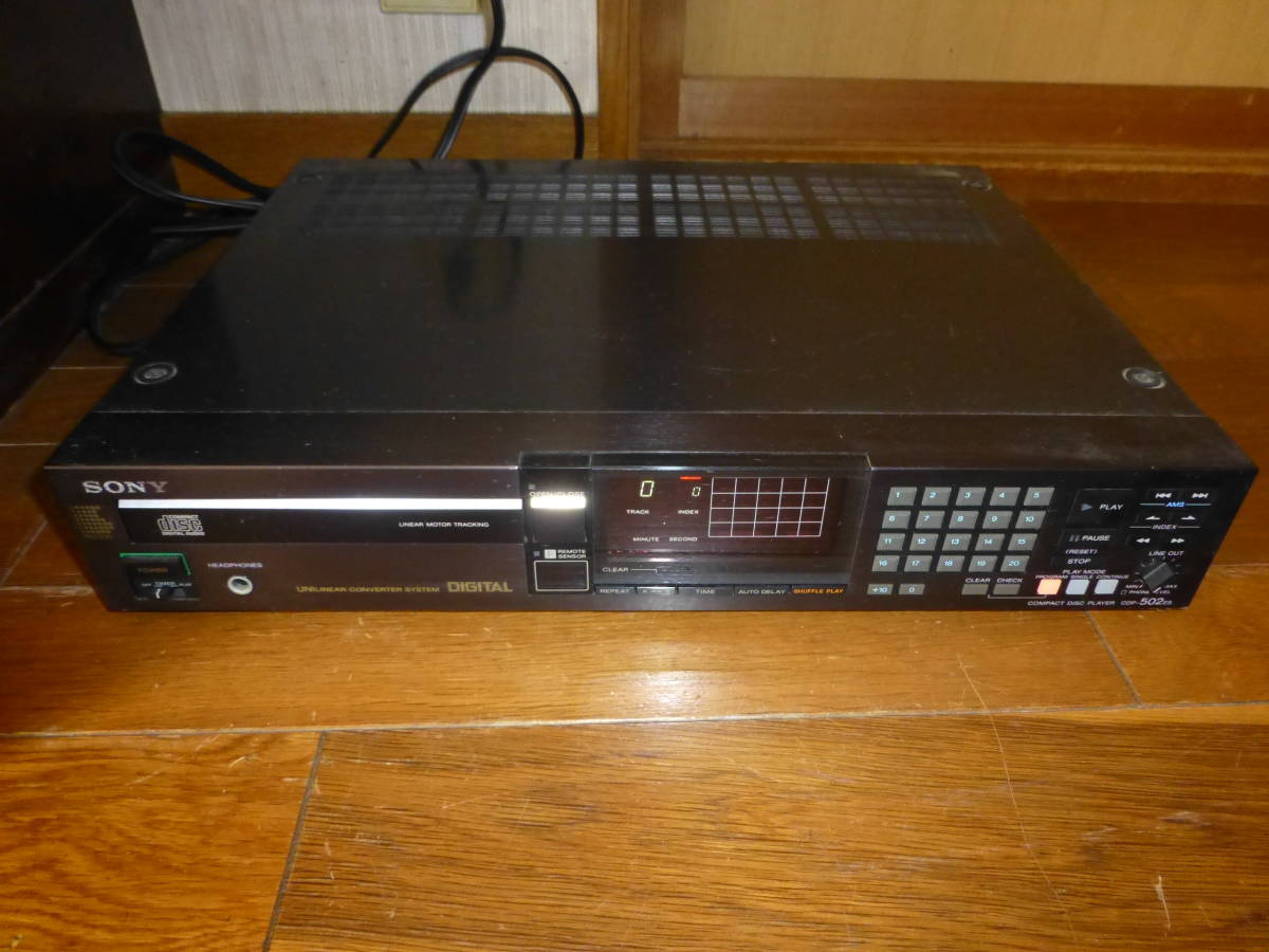 新作登場，2026 難有り SONY CDプレーヤー CDP-502ES ソニー ジャンク 