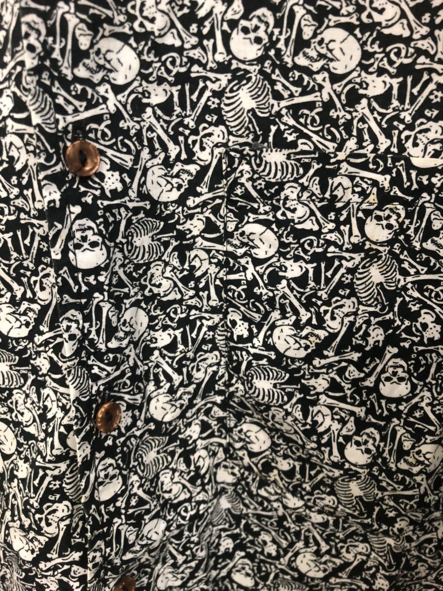 80年代 Stussy ステューシー スカル サーフタグ 長袖シャツ オールド 