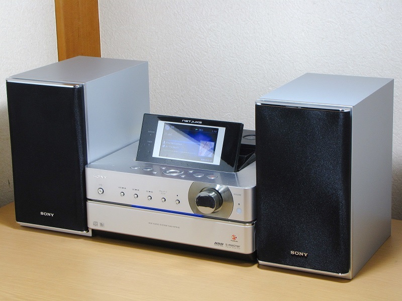 SONY NETJUKE HDD(80GB)/CD/MDコンポ NAS-M75HD ジャンク SONY NETJUKE HDD(80GB)/CD/MDコンポ NAS-M75HD ジャンク