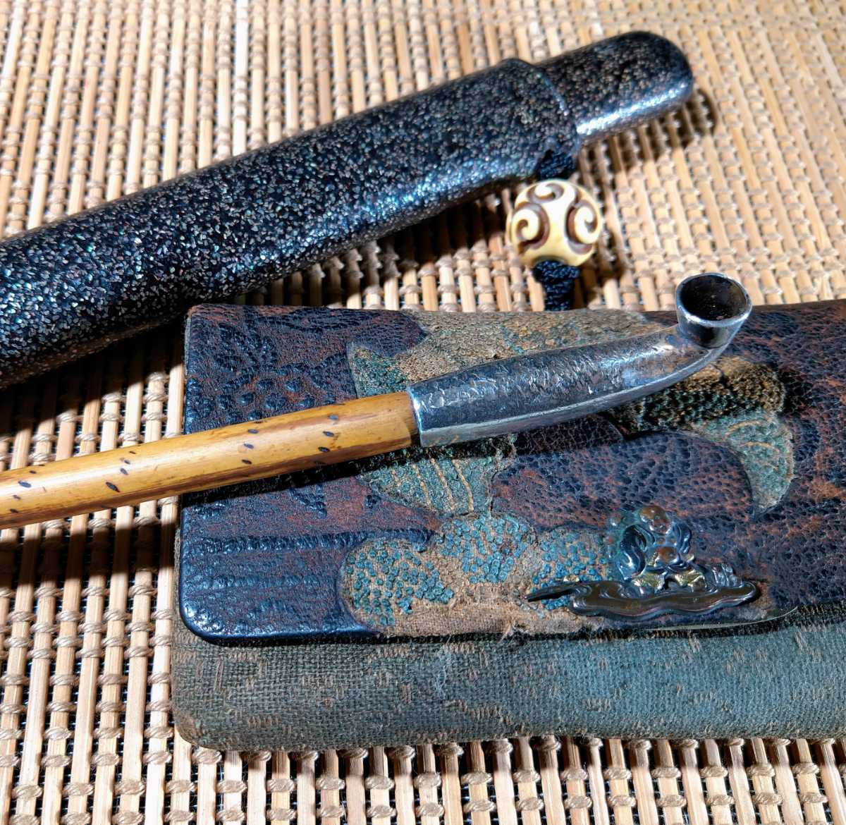 煙草入れ キセル 提物 煙管 喫煙具 - 時代物 Yahoo!オークション