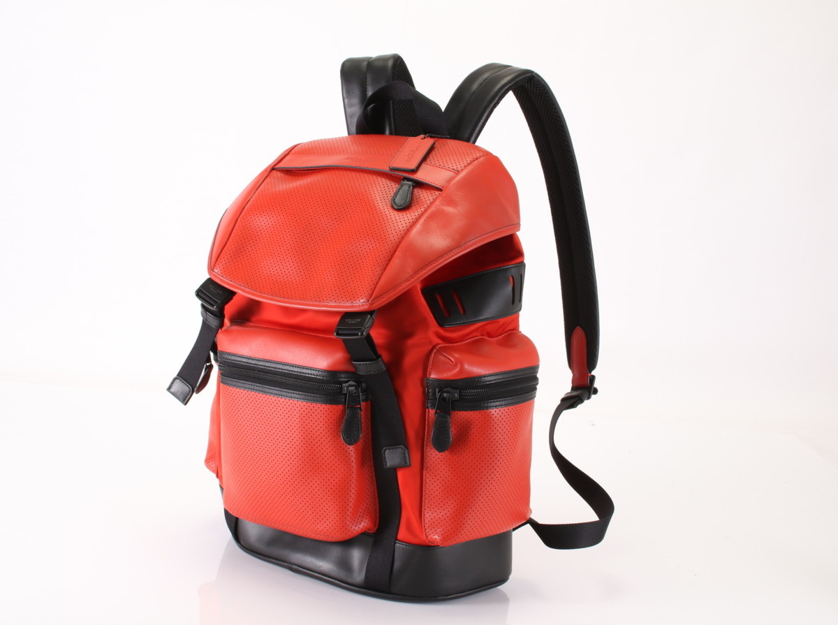 ■1円■極美品■コーチ■パーフォレイテッド レザー■リュック■リュックサック■バックパック■F72018■メンズ■通勤■本革■A4■MF8-Q5