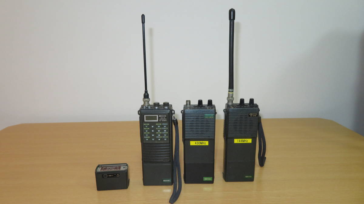 ICOM IC-2N，IC-3N，IC-03Nの3台セット トランシーバー アマチュア無線
