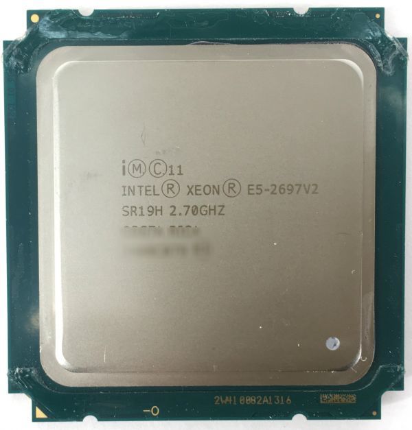 Intel Xeon CPU Threads, 30MB CPU｜Yahoo!フリマ（旧PayPayフリマ） Intel CPU XEON E5-2697 V2 ×1枚 2.70GHz SR19H 12コア 24スレッド ソケット FCLGA2011 サーバー用 BIOS起動確認済【中古品】【送料無料】