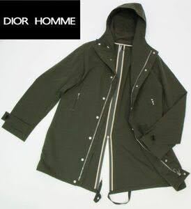 ディオールオム/Dior HOMME 【12AW】フーデットモッズコート(ブラック 