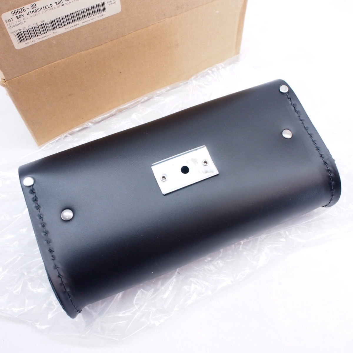 ハーレー純正 ウインドシールドバッグ FLSTF　ソフテイル　ファットボーイ ハーレーFLSTFファットボーイ純正オプション.ウィンドシールド用バッグ