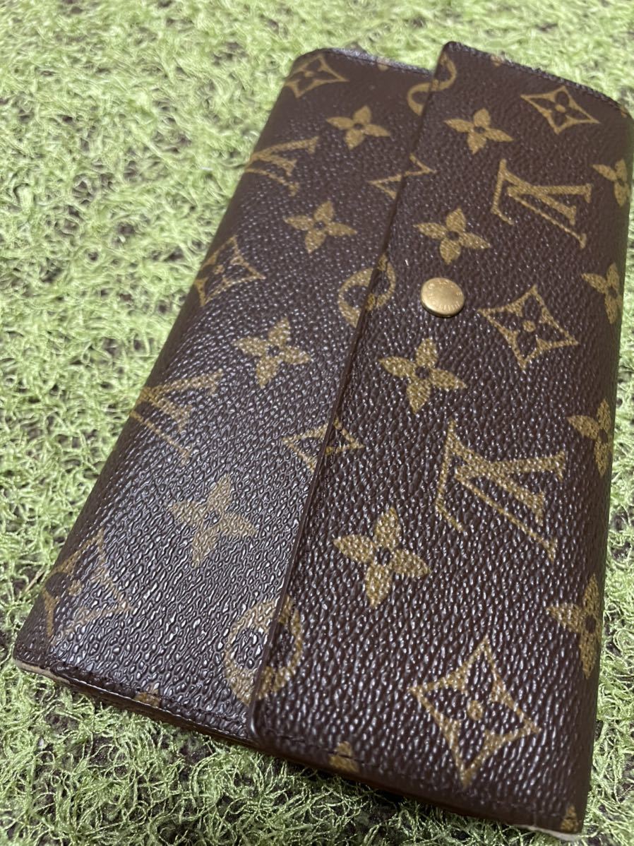 ルイヴィトン　正規店購入　本物　モノグラム長財布