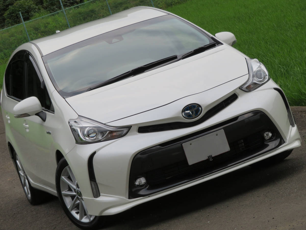 1万キロ台!!◆プリウスα　Sツーリングセレクション◆HV◆高年式◆純正ナビ/TV◆車検2年付♪_1