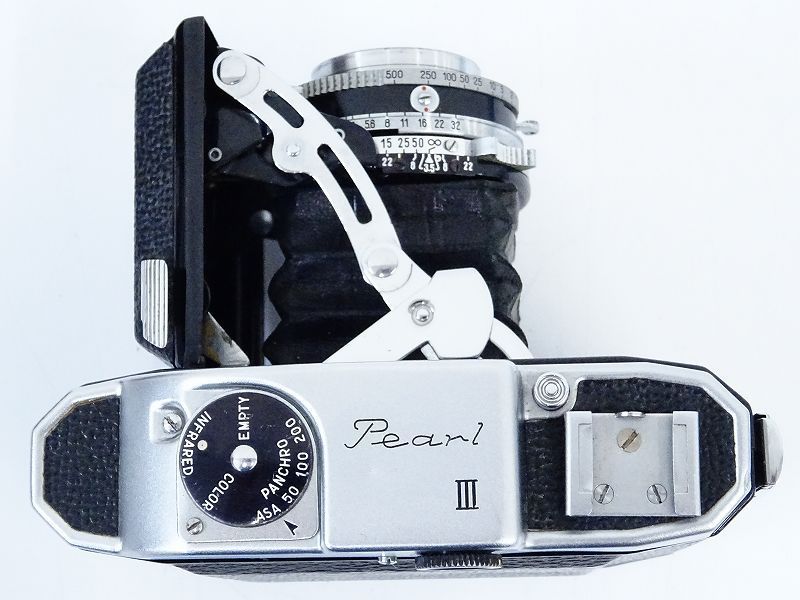Pearl III Hexar 6x4.5 Camera 75mm Konica Konishiroku Rangefinder