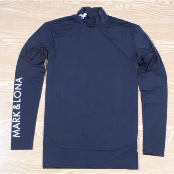 新品 MARK&LONA GOLF コンプレッションウェア Lサイズ インナー ゴルフウエア マーク＆ロナ ブラック 長袖 長袖シャツ