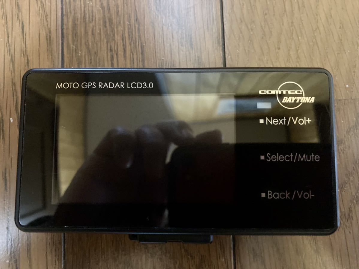 MOTO GPS RADAR LCD レーダー探知機 バイク用 液晶表示 デイトナ 