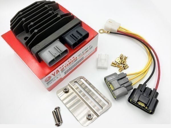 YO-906 【ヤマハ 新電元 MOSFET レギュレーター 本体 / ステー / 4P