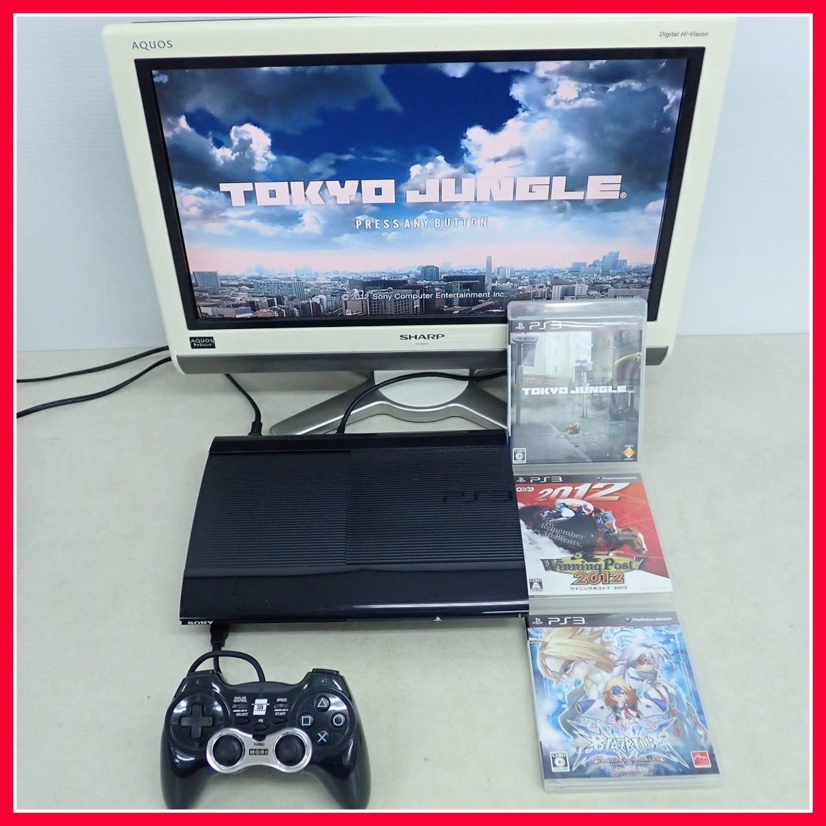 動作品 PS3 プレステ3 本体一式 CECH-4000B 250GB + トーキョー 