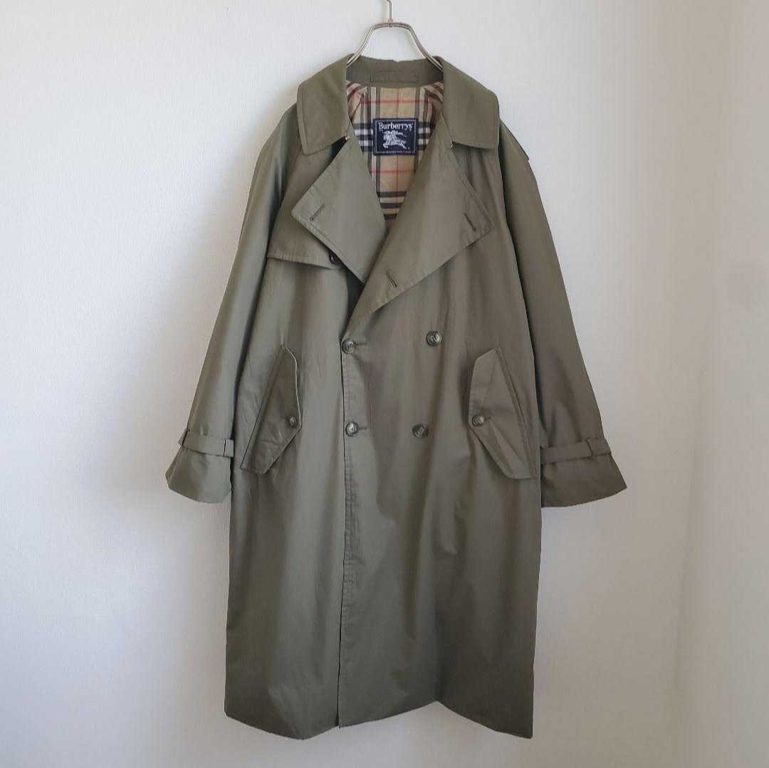 フュー様専用 ヴィンテージ バーバリー カーキ色 トレンチコート L 60s