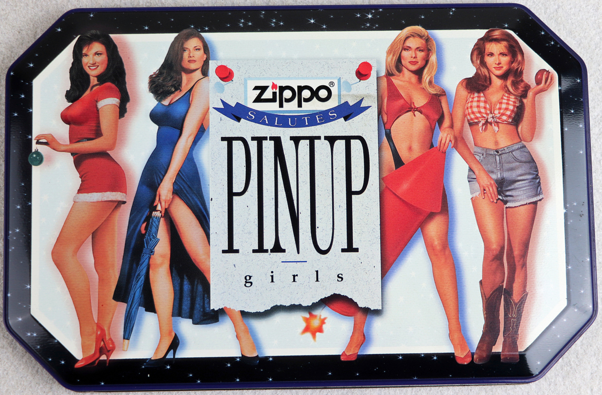 ◇中古品◇オイルライター ZIPPO/ジッポー 4個入り SALUTES PINUP 