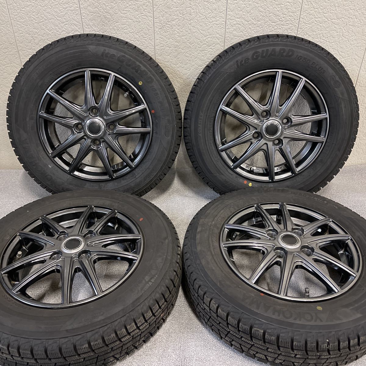 送料無料]145/80R13 ヨコハマ アイスガード ホイールセット ヨコハマ