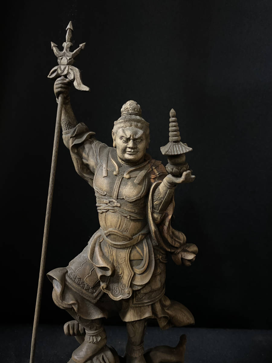 井波彫刻 総楠製 仏教工芸品 - 木彫仏像 極上彫 Yahoo!オークション
