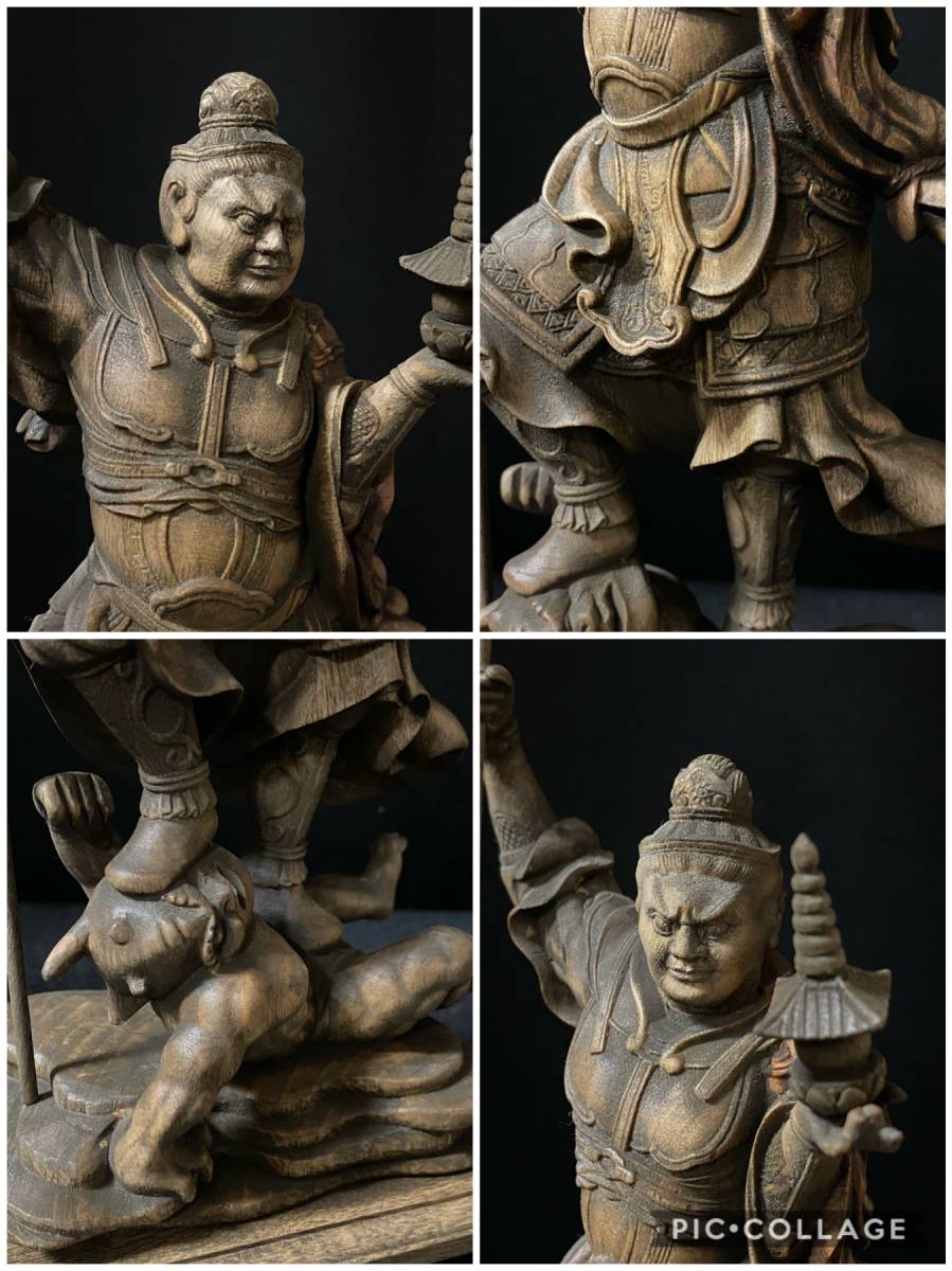 井波彫刻 総楠製 仏教工芸品 - 木彫仏像 極上彫 Yahoo!オークション
